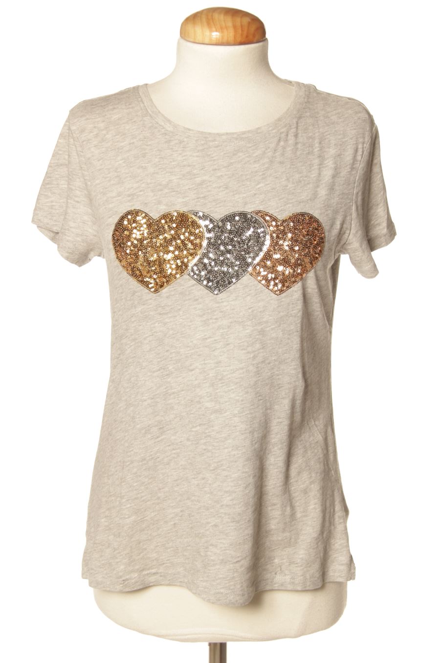 T-shirt Springfield de la taille S, de couleur gris