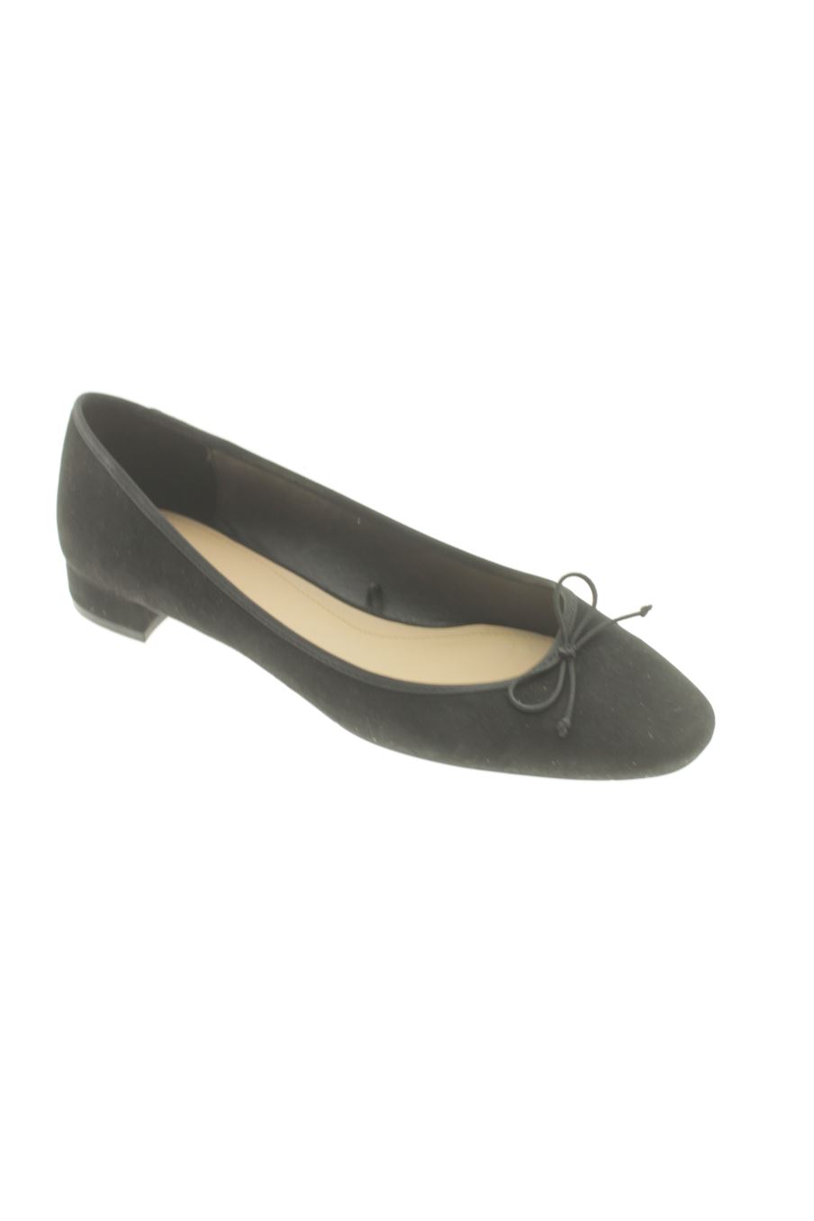 Ballerines Zara En Daim Noir - Pointure 41 - Style Mocassin - Occasion