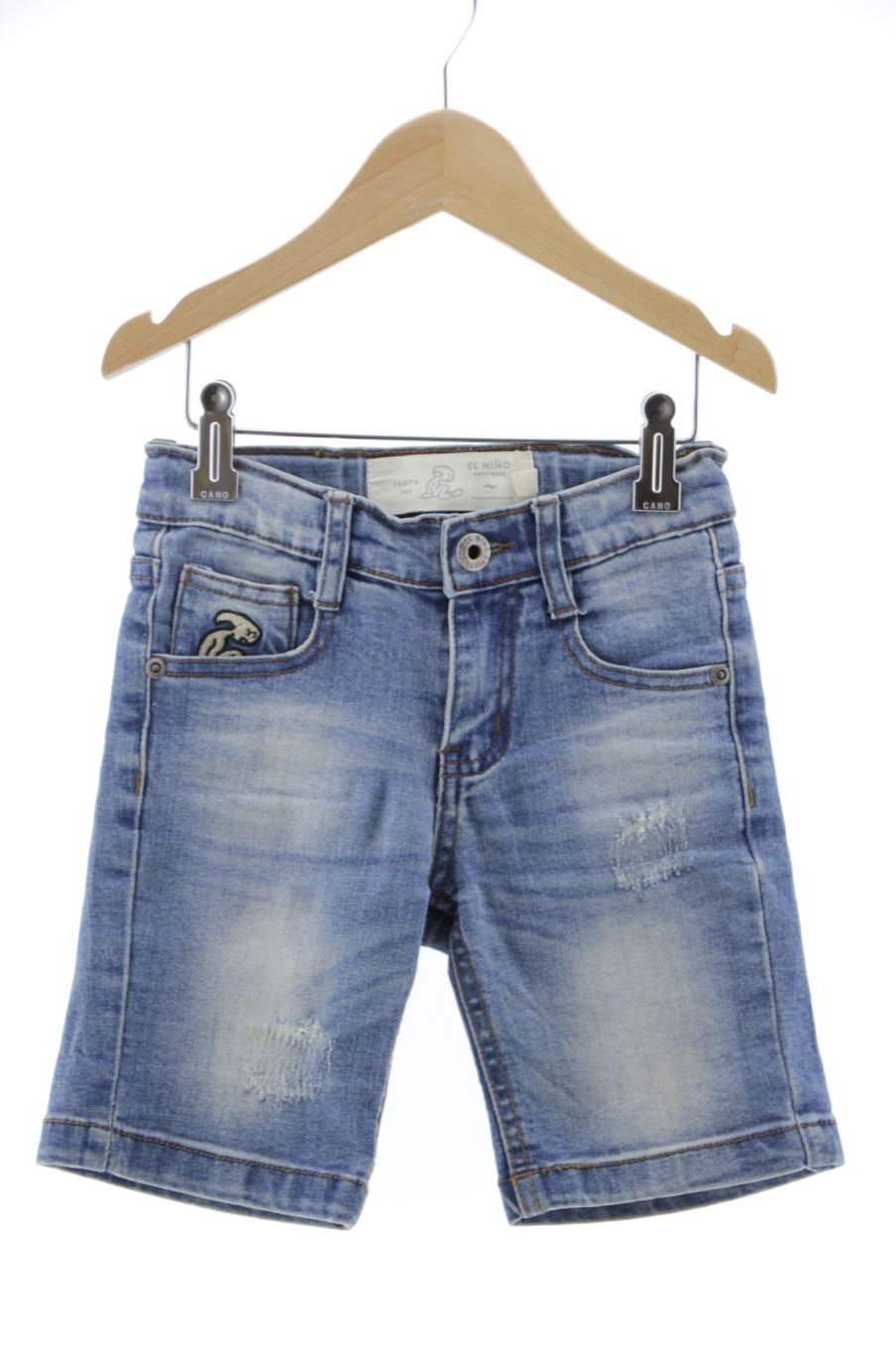 Short en jean El niño de la taille 4 ans de denim de seconde main