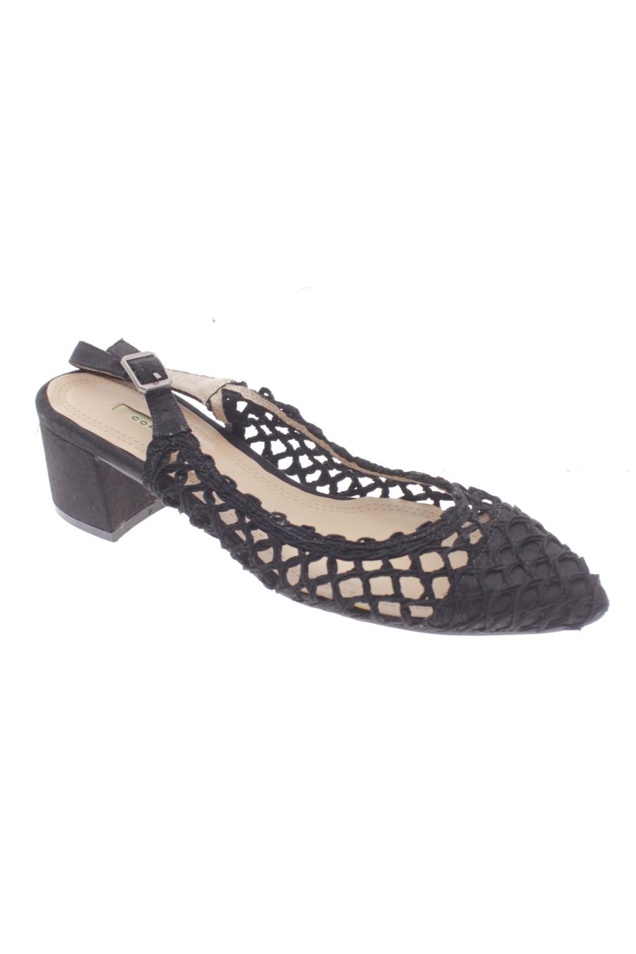 Sandalias tacon de Corina de la talla 40, de color negro de