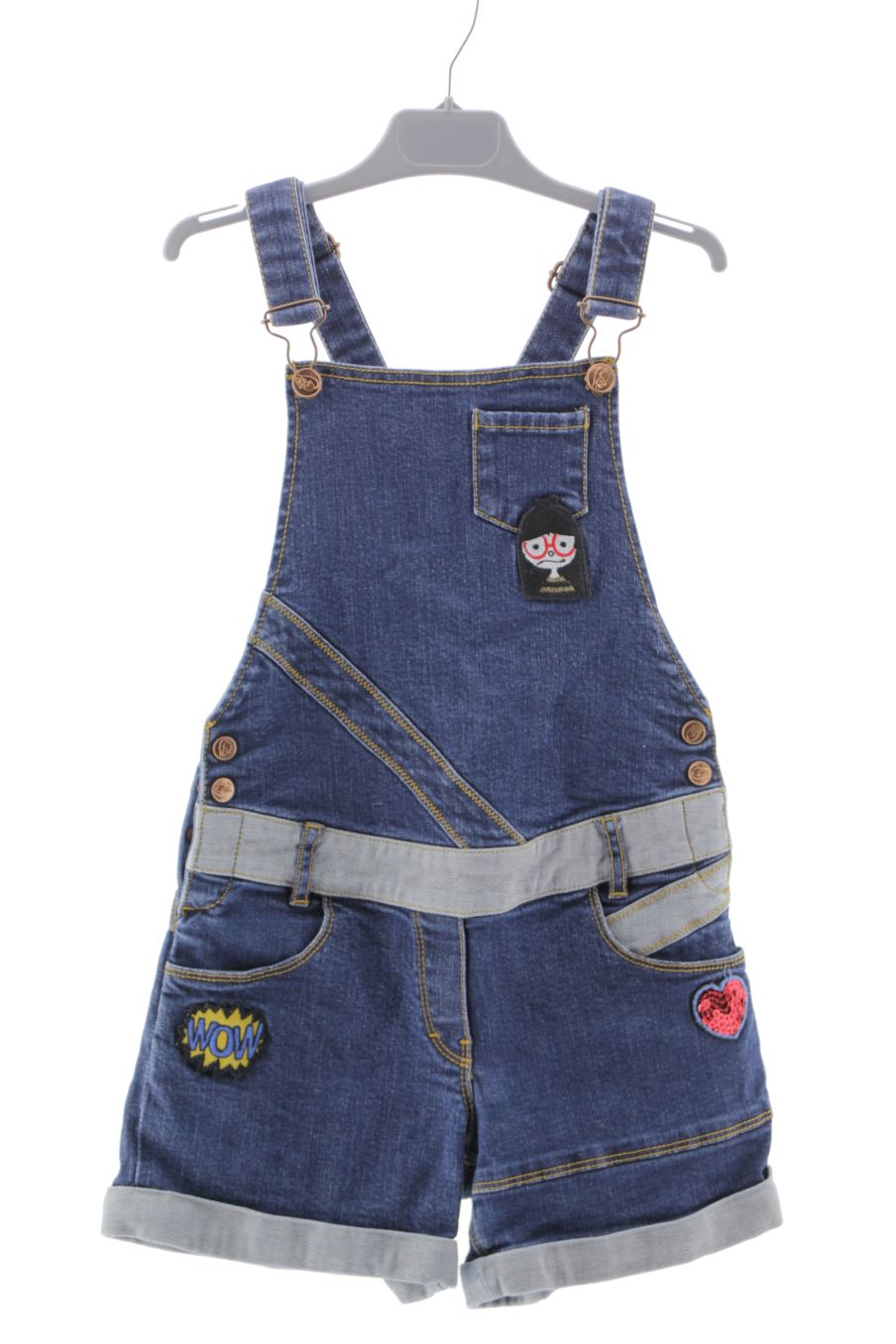 Pantalon de peto de Little Marc Jacobs de la talla 10 años de denim de segunda mano