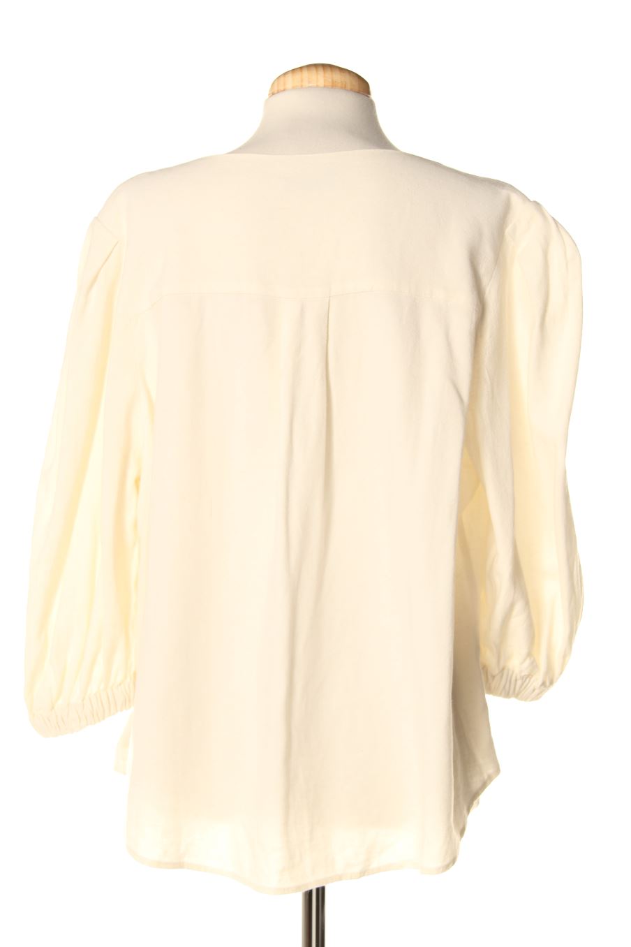Camisa de Trafaluc de la talla S, de color blanco