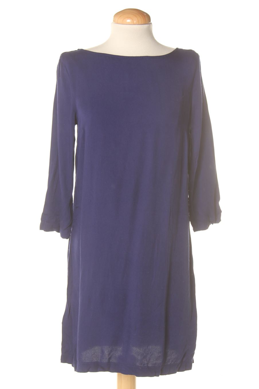Vestido casual de Mango de la talla S, de color azul marino