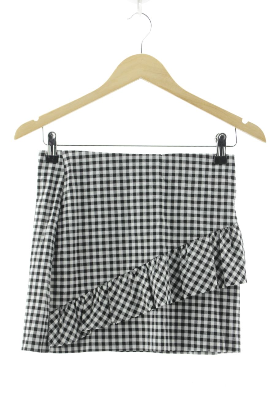 Falda de Pull & Bear de la talla S, de color cuadros
