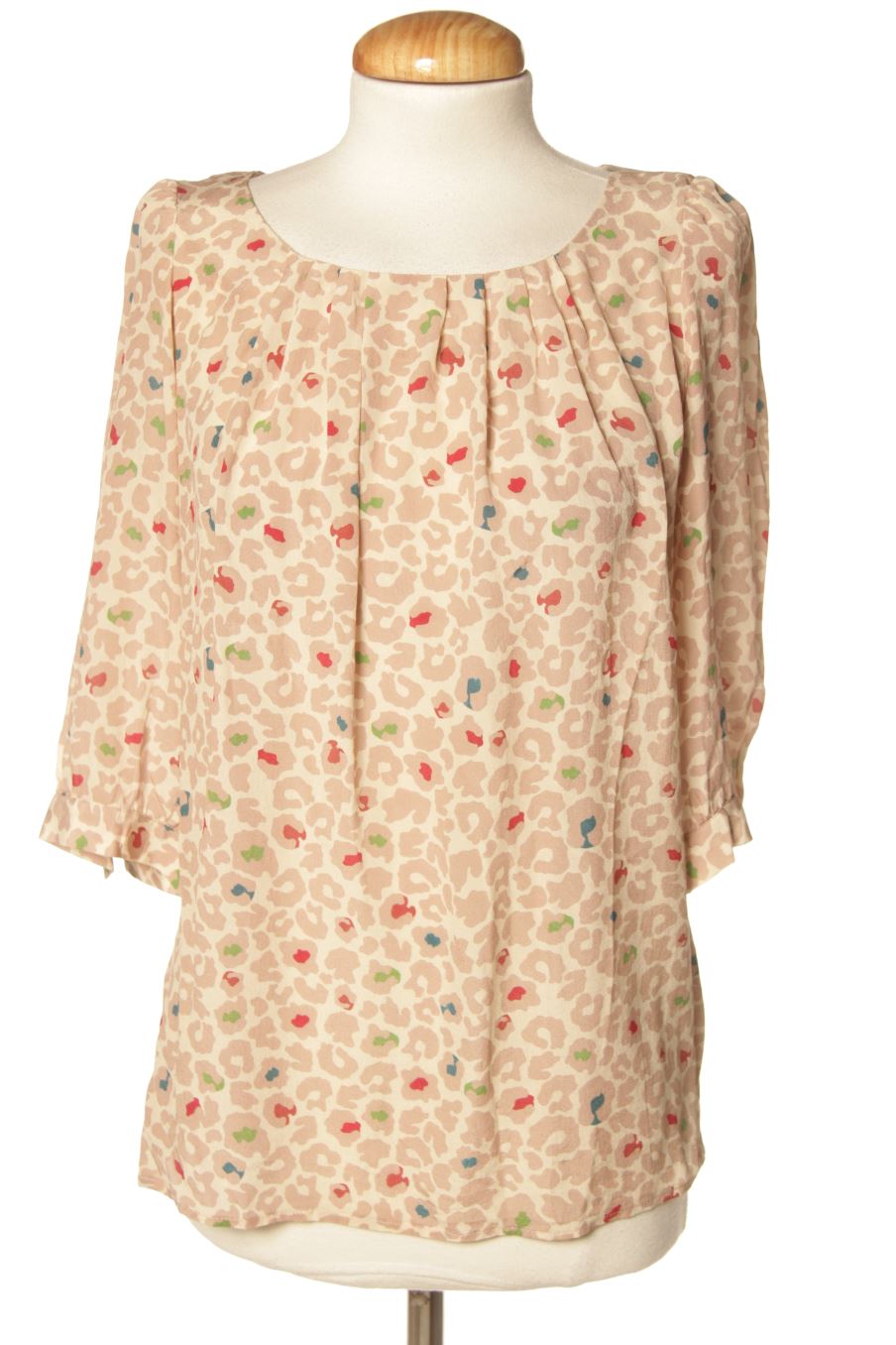 Blouse à manches courtes Dolores Promesas de la taille 36, de couleur animal print