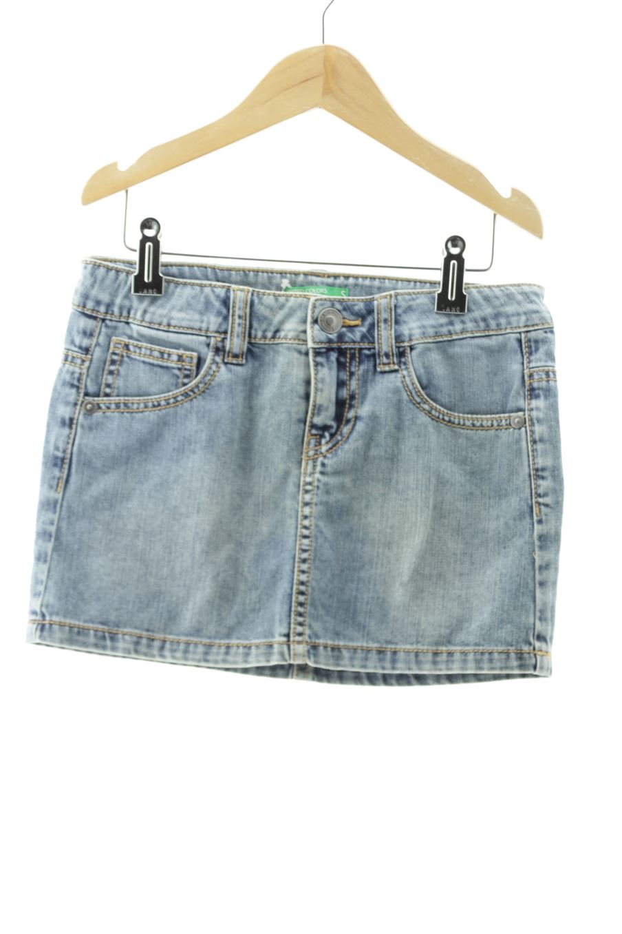 Jupe Benetton de la taille 6 ans de denim de seconde main