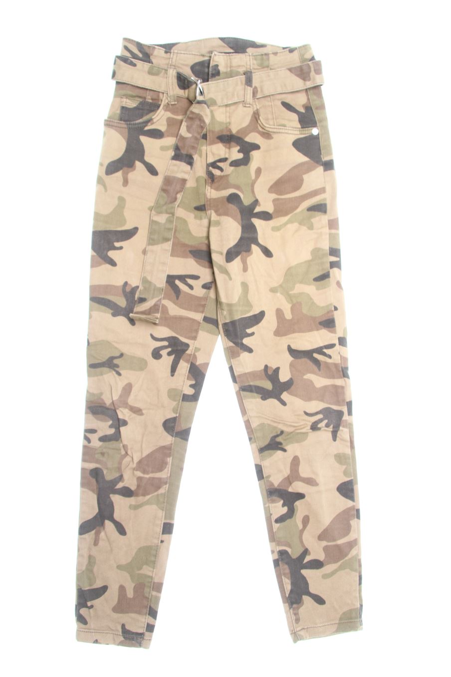 Jeans Bershka de la taille 34, de couleur vert de denim