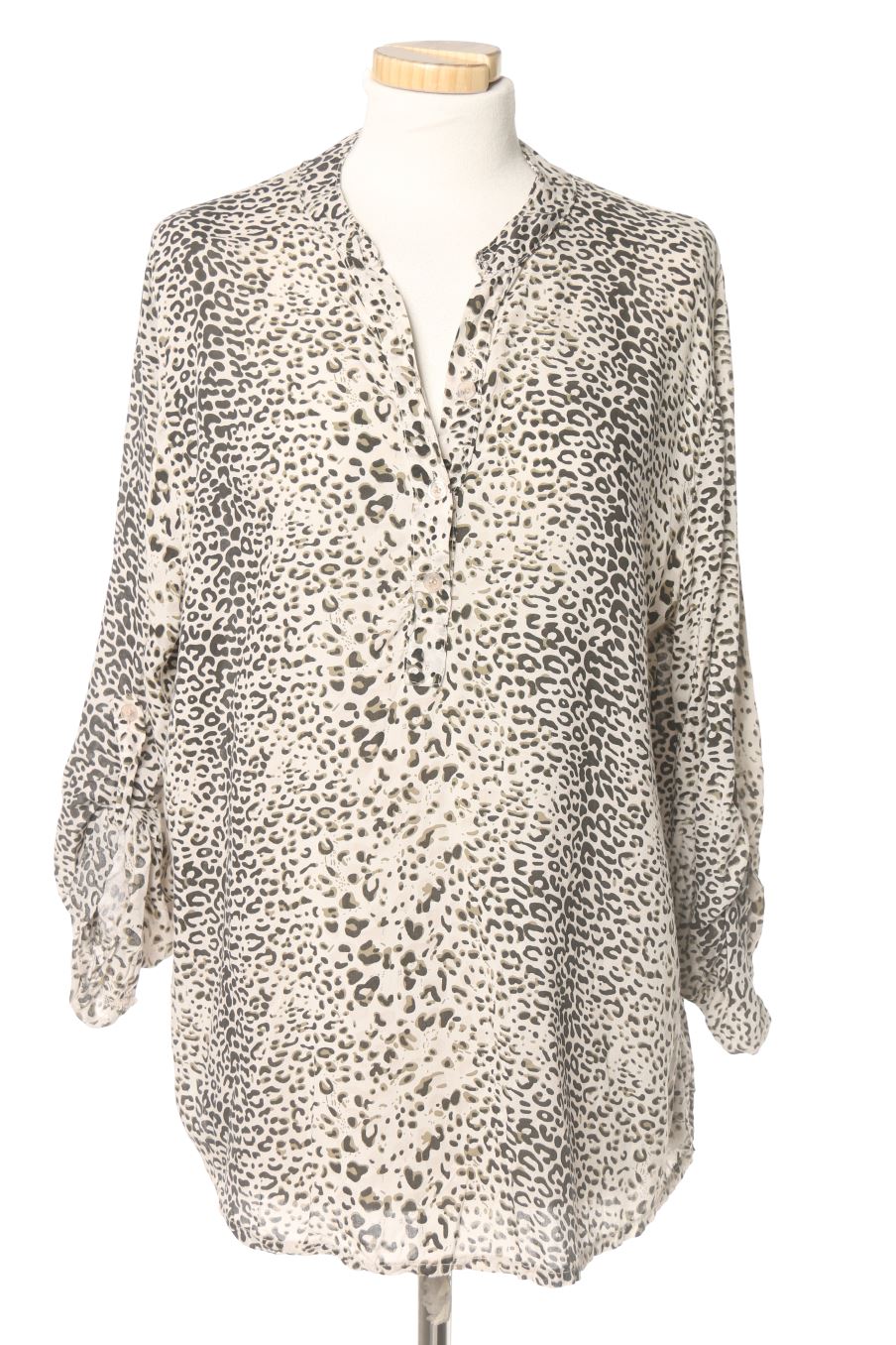 Blusa a maniche lunghe de Made in italy de la talla S, de color stampa animalier