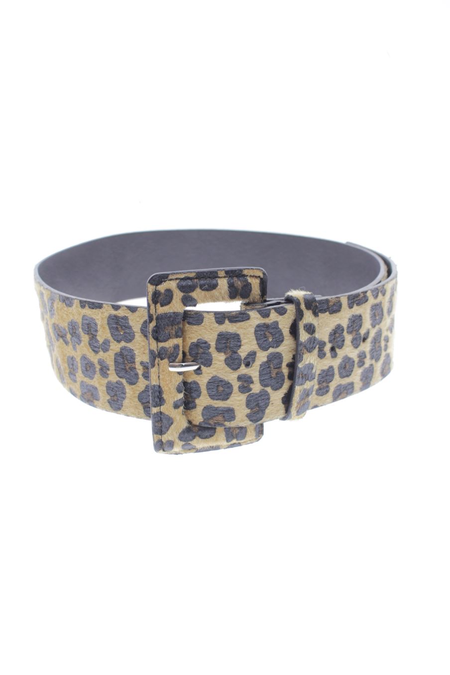 Cinturón de Gina Tricot de la talla M, de color animal print