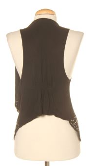 Chaleco de tela S Mango