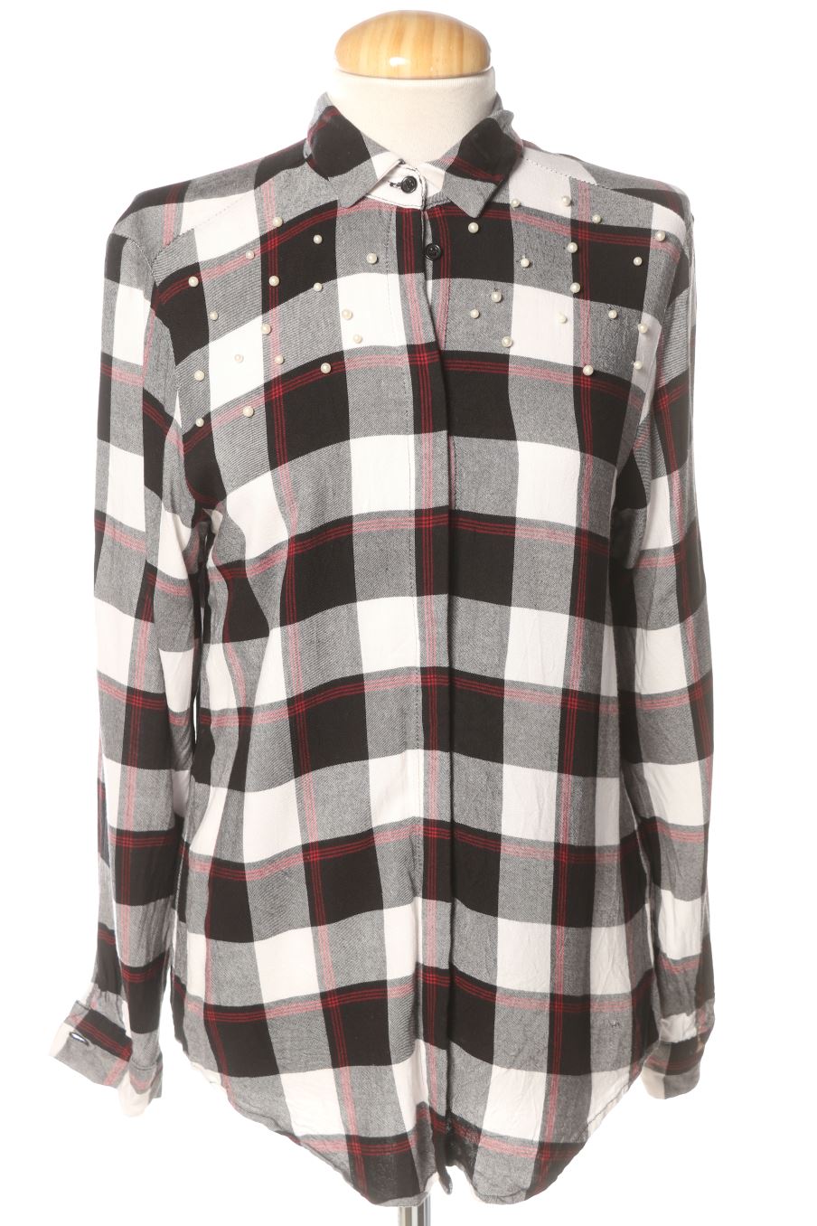 Hemd von Zara Größe XS, Farbe Kariert, für