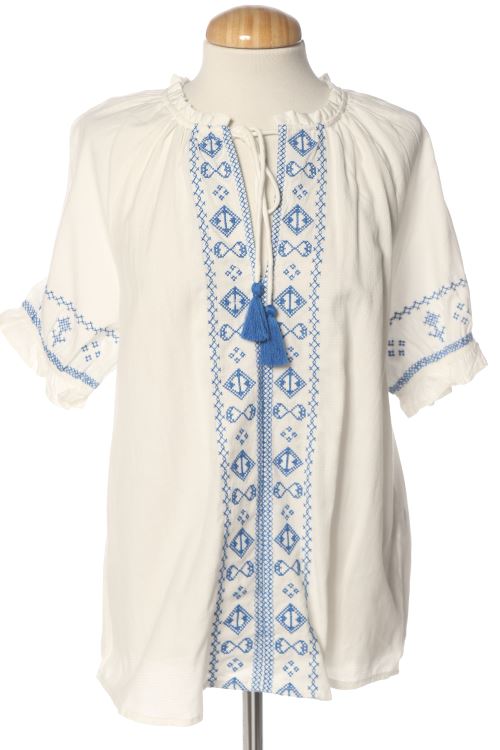 Blusa a maniche corte