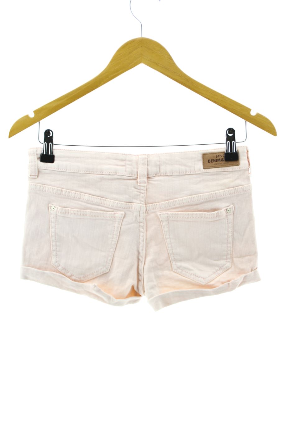 Pantalones cortos de Mango de la talla 32, de color rosa de ropa vaquera