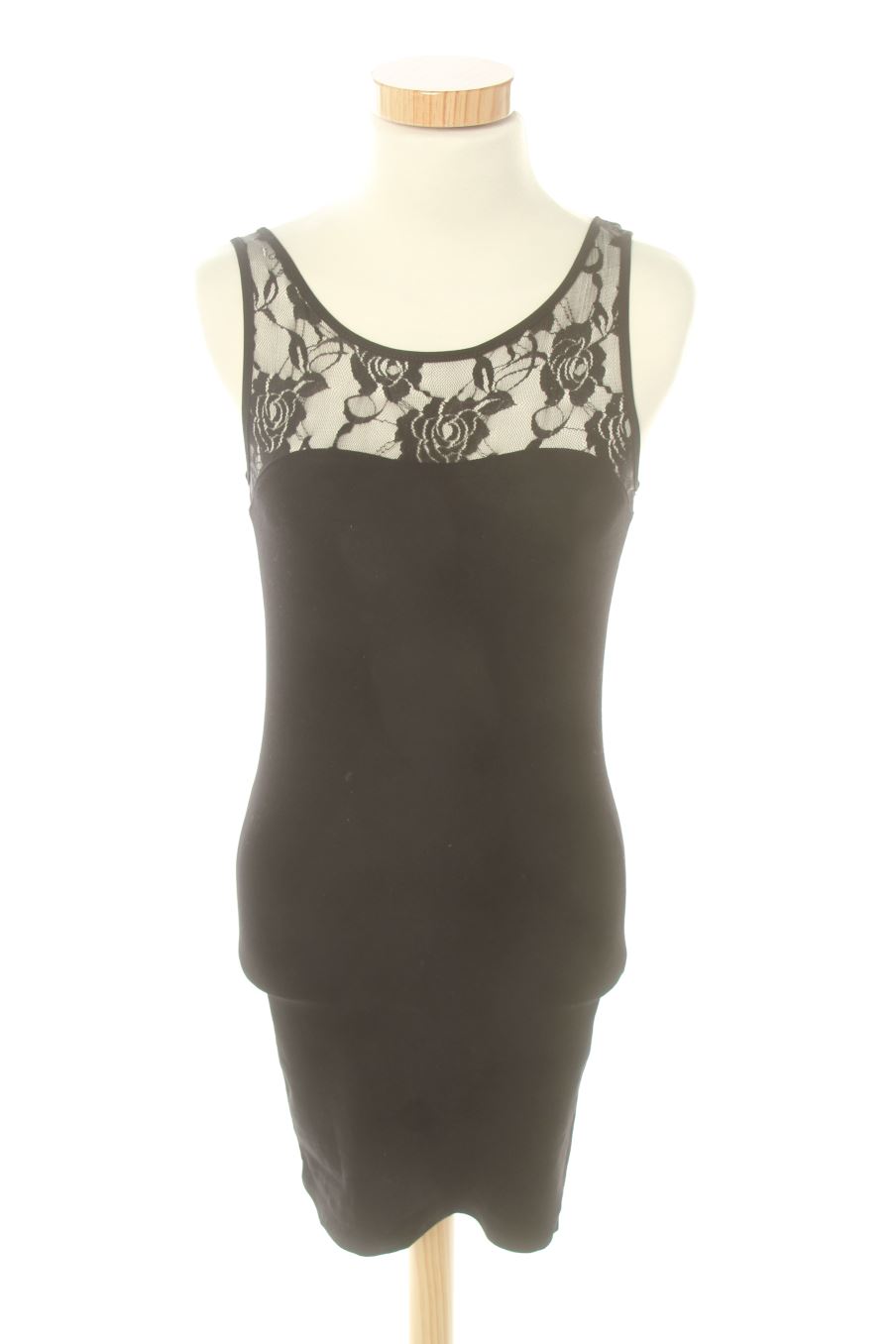 Vestido casual de Zebra de la talla XS, de color negro