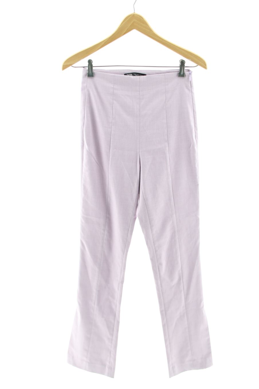 Pantalones de Zara de la talla S, de color morado