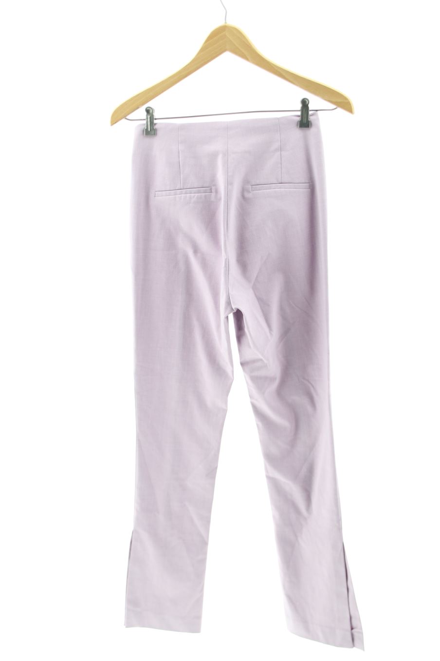 Pantalones de Zara de la talla S, de color morado