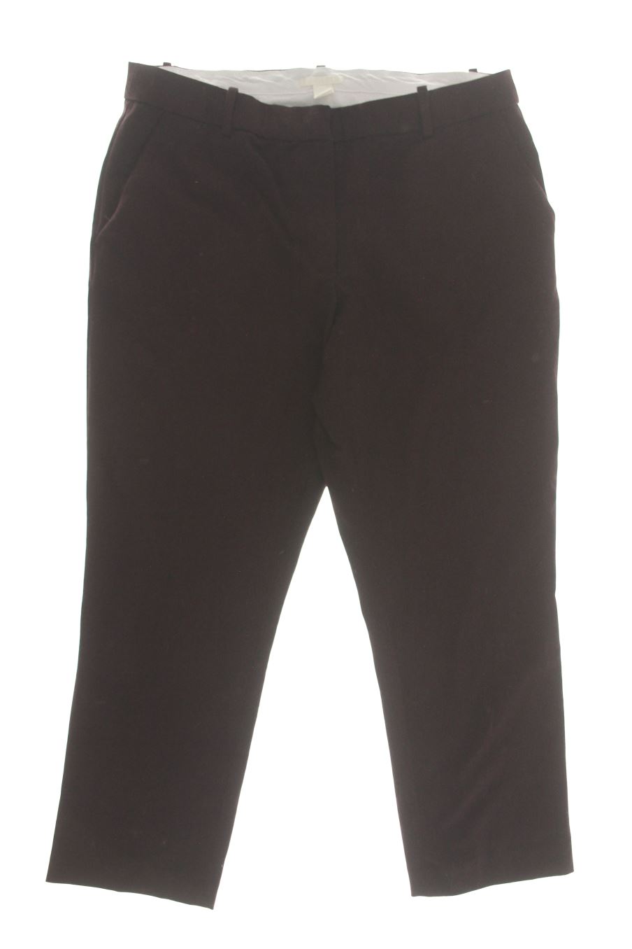 Pantalones de H&M de la talla 46, de color burdeos