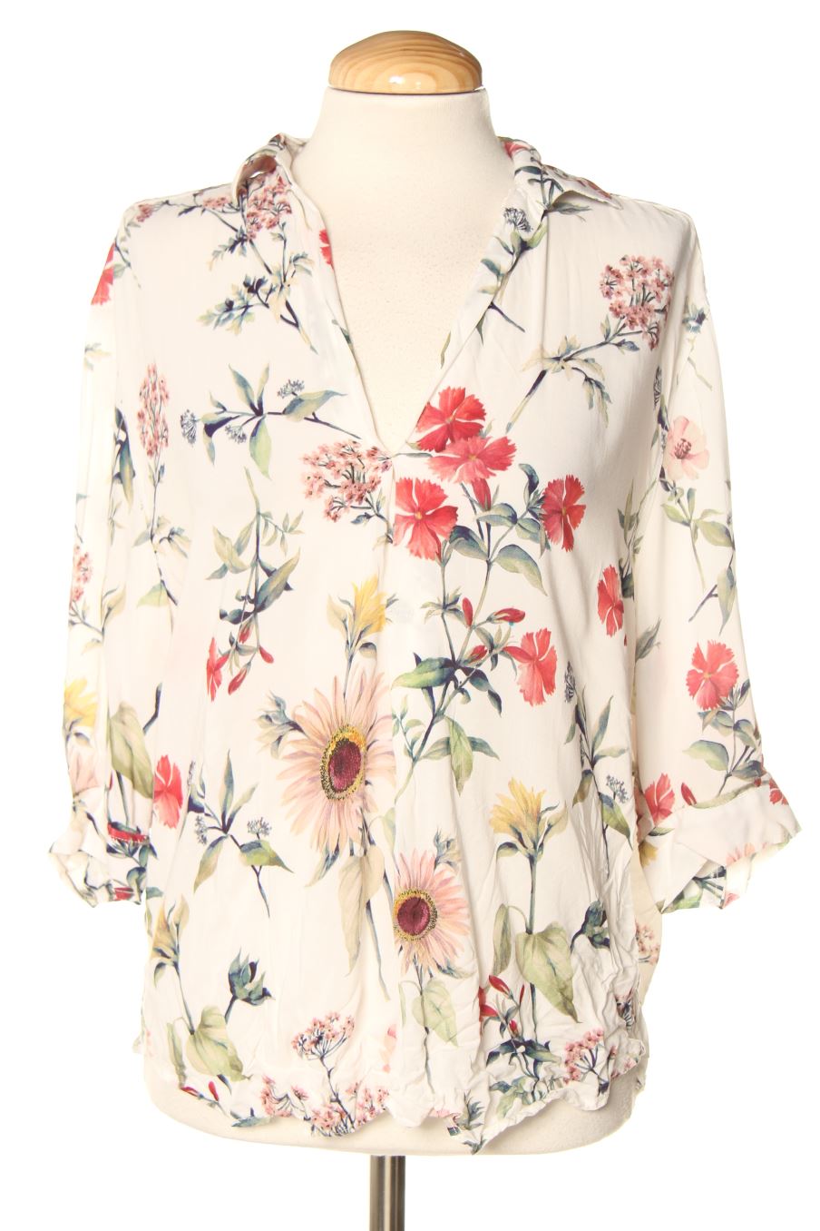 Blouse a manches courtes Zara