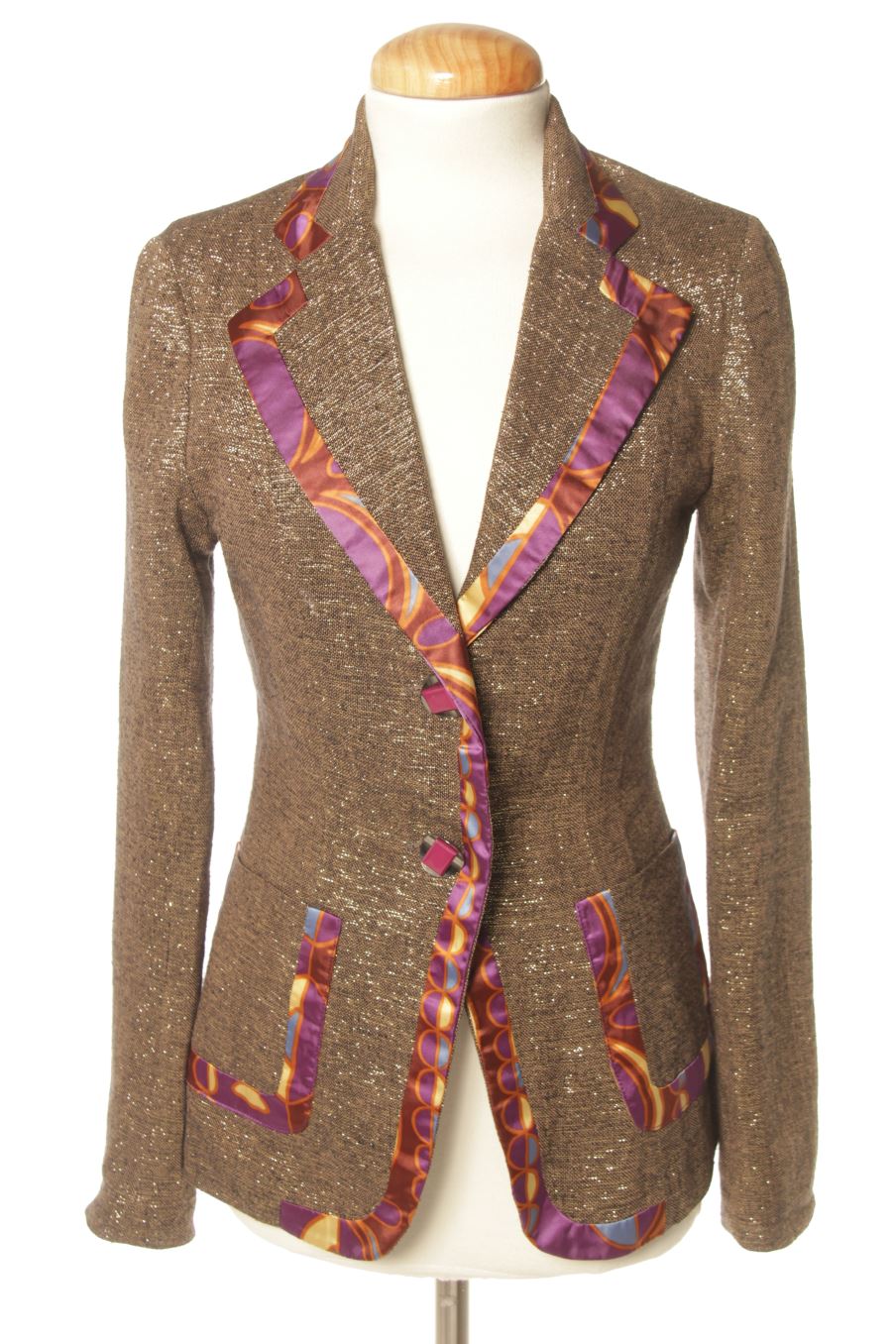 Blazer de Custo Barcelona de la talla 36, de color dorado