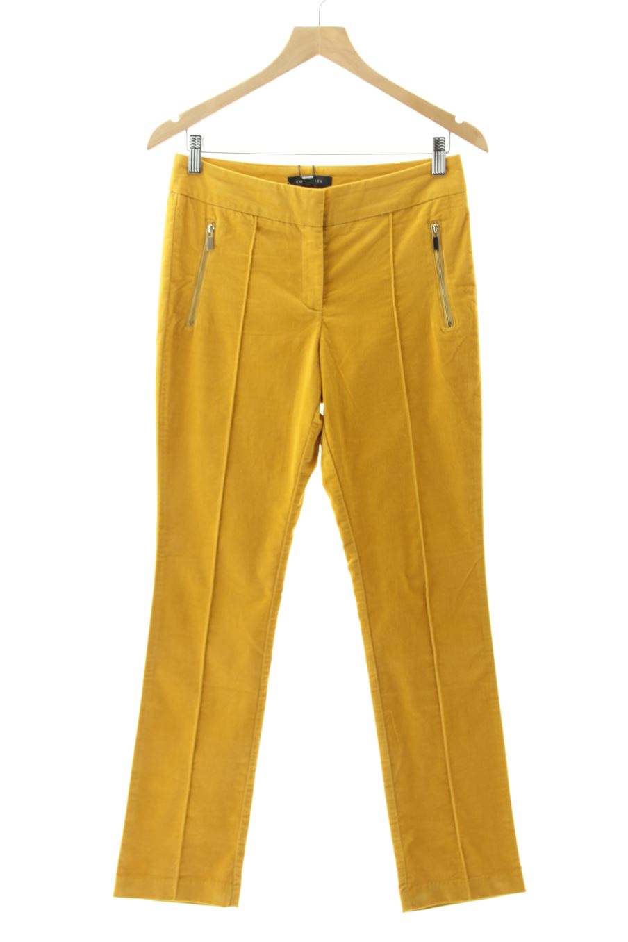 Pantalon Cortefiel de la taille 38, de couleur jaune de velours