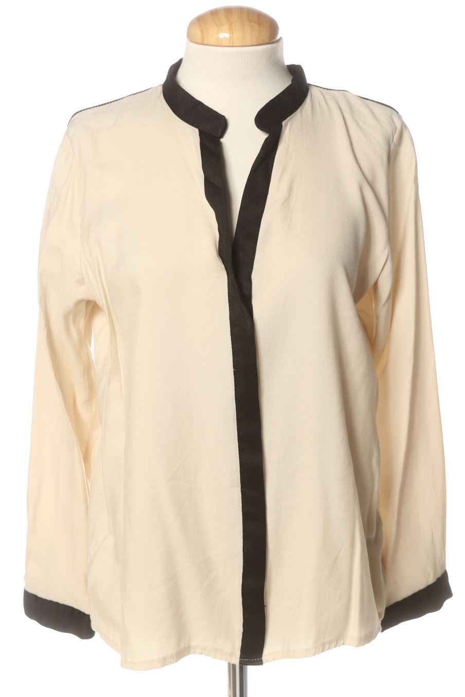 Blouse à manches longues ARMONIKA de la taille M, de couleur beige