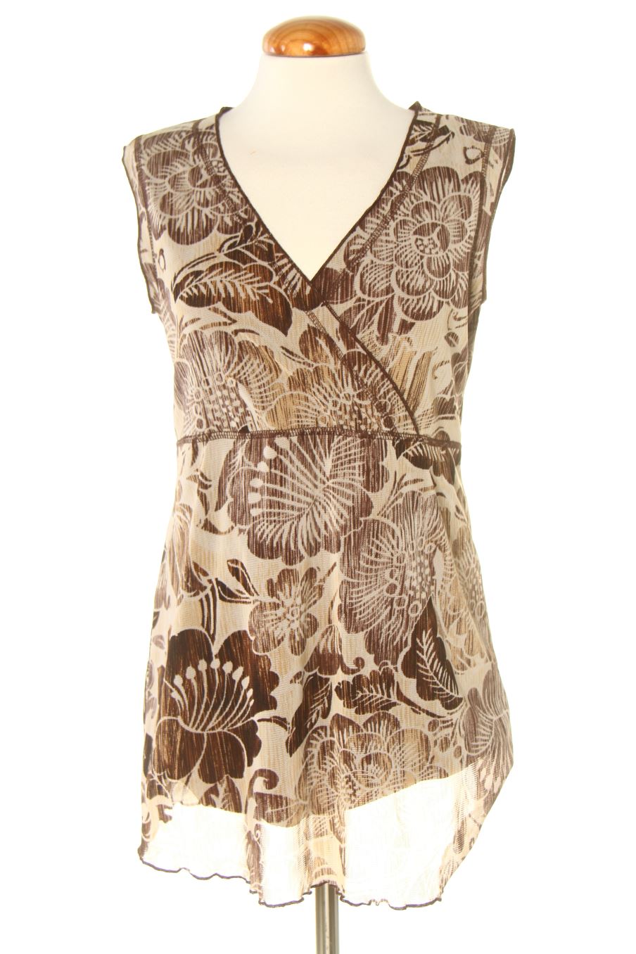 Blouse à manches courtes Ligne Maternité (ESPRIT) de la taille M, de couleur imprimés de femmes enceintes