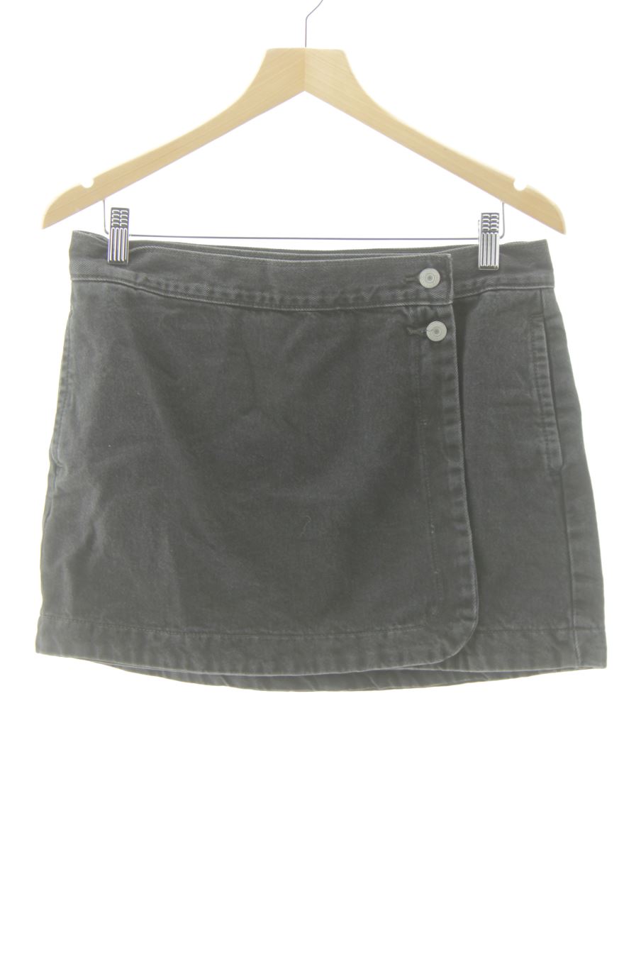 Aufwändiger Rock von Levi's Größe 38, Farbe Schwarz, aus Jeanskleidung für