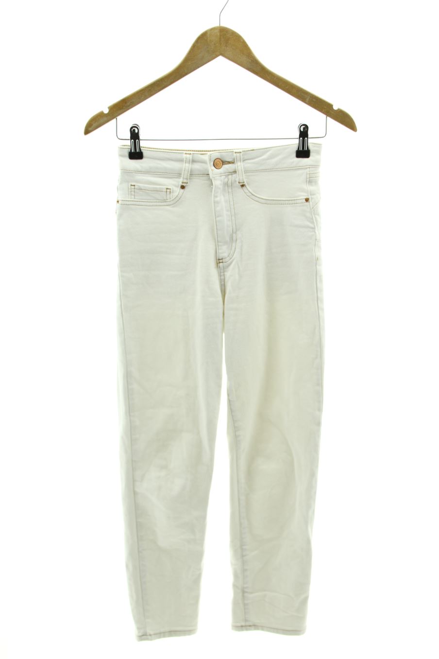 Vaqueros de new look de la talla 32, de color blanco de ropa vaquera