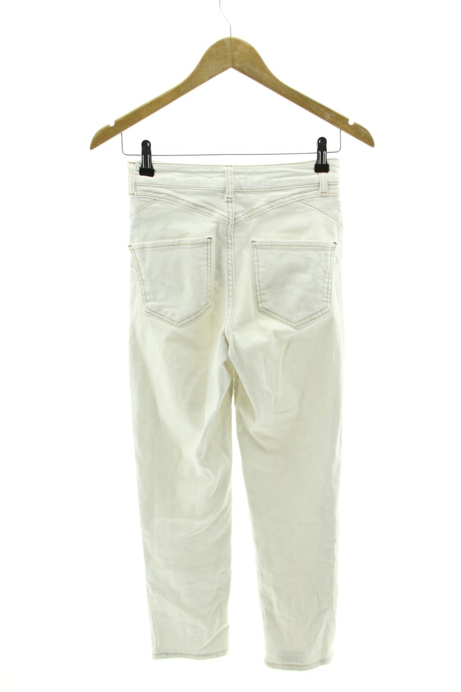 Vaqueros de new look de la talla 32, de color blanco de ropa vaquera