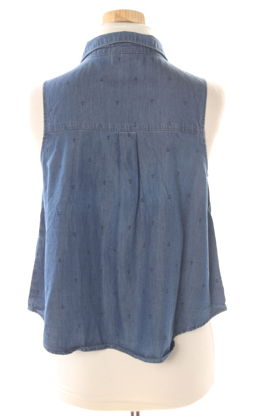 Camisa sin mangas de MONKI de la talla XS, de color azul