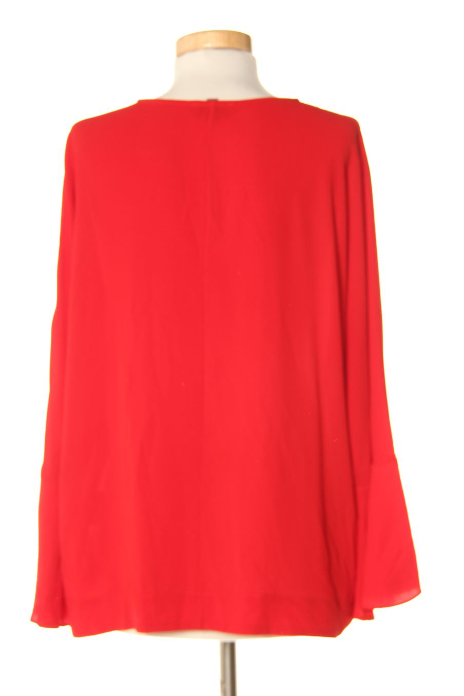 Blusa de manga larga de Cortefiel de la talla L, de color rojo