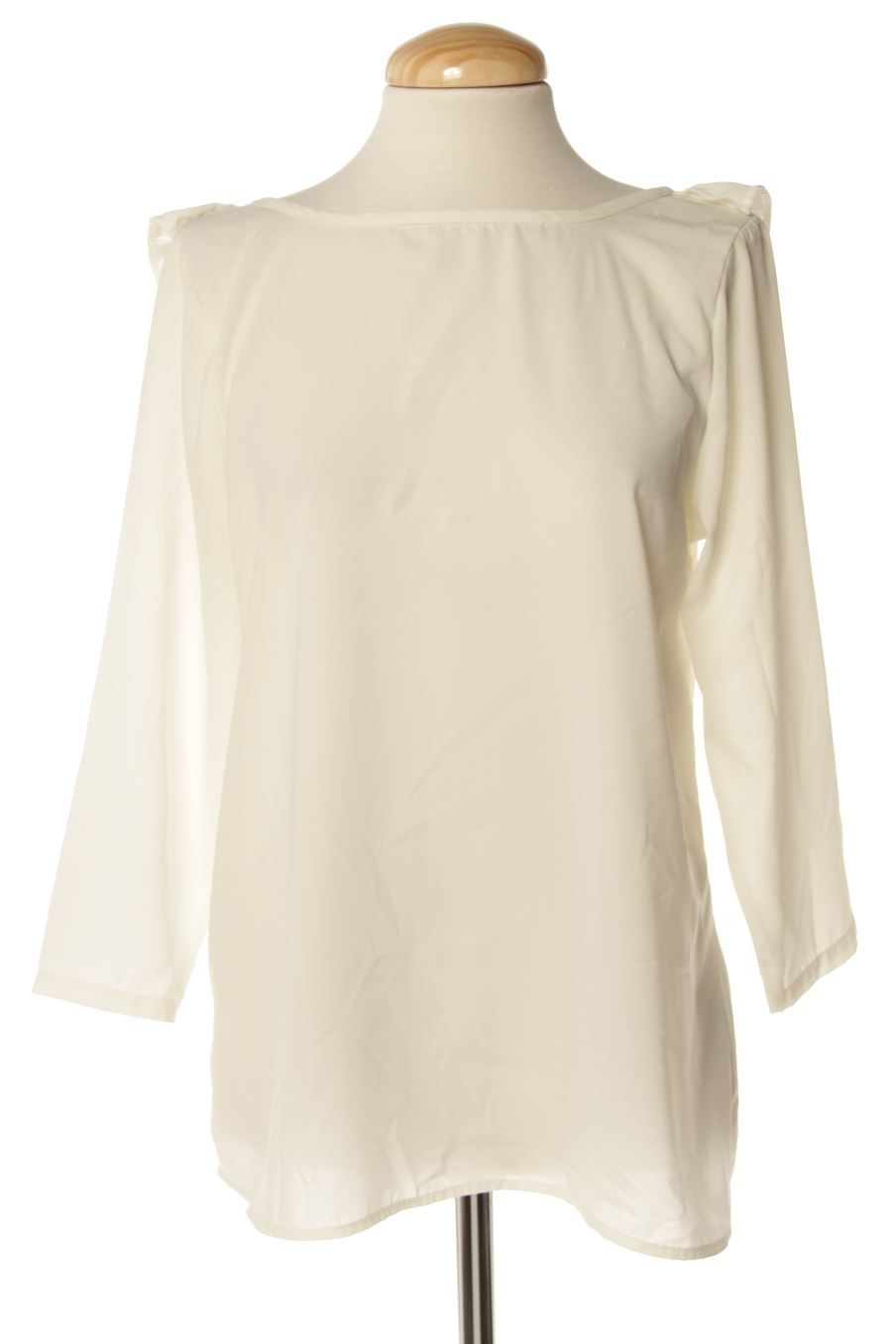 Blusa de manga larga de Compañía Fantástica de la talla M, de color blanco