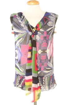 Blouse à manches courtes S Desigual