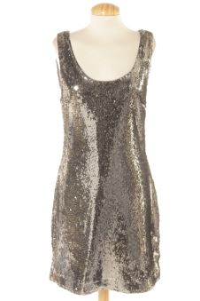Aufwändiges Kleid L Benetton