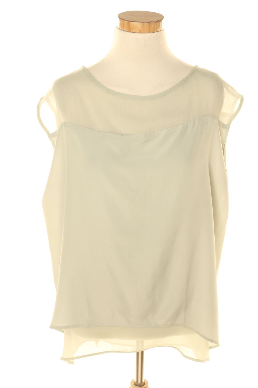 Blouse à manches courtes Mango de la taille S, de couleur vert