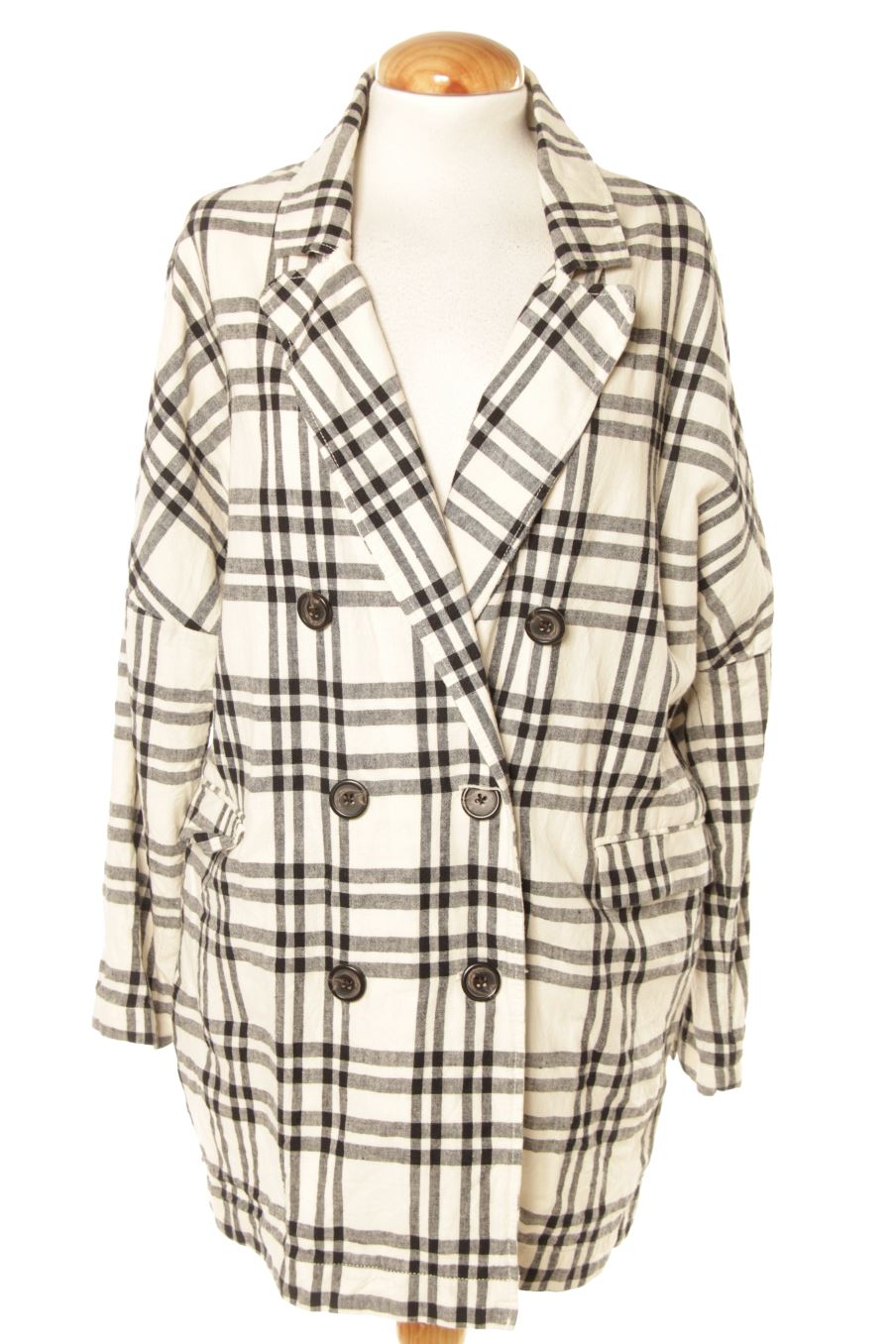 Mango blazer carreaux best sale