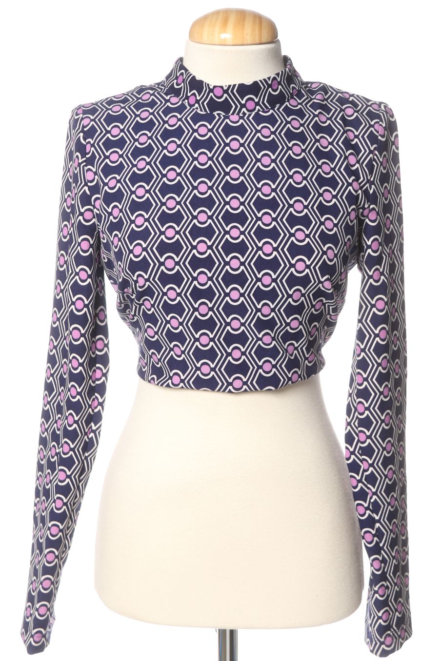 Blouse à manches longues Zara de la taille M, de couleur imprimés