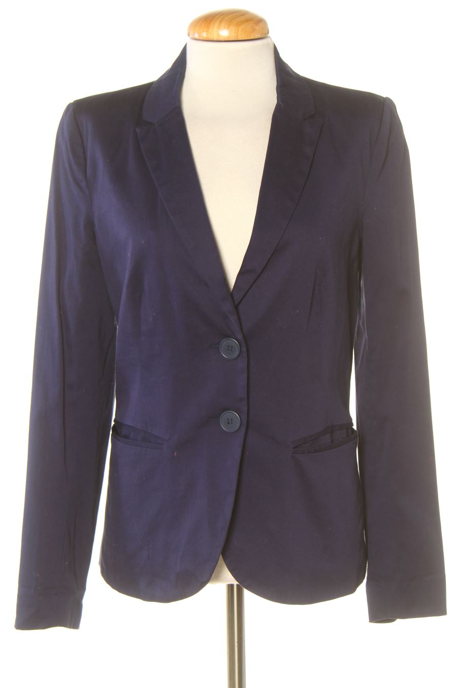 Blazer Stradivarius de la taille M, de couleur bleu marine