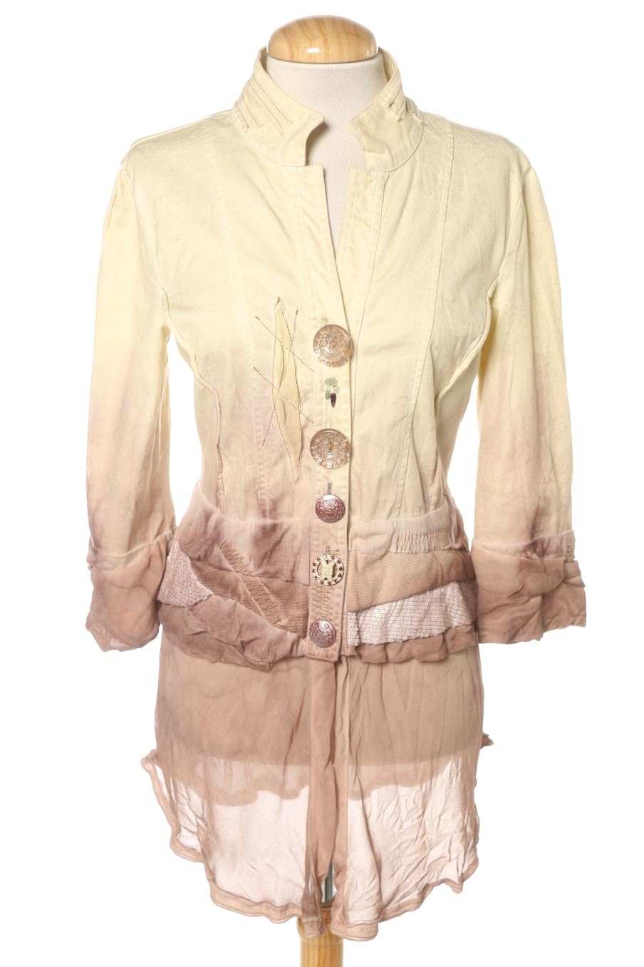 Blazer de Elly Italia de la talla S, de color beige