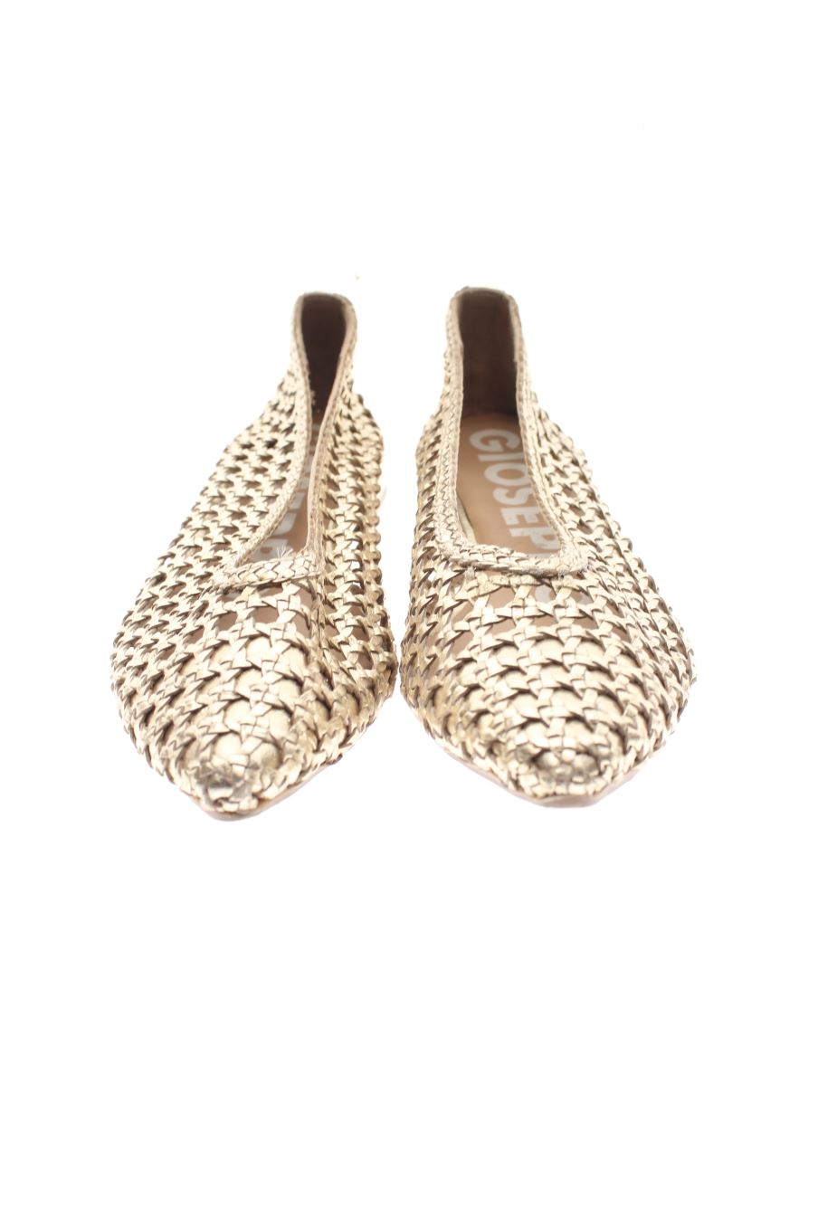 Bailarinas de Gioseppo de la talla 41, de color dorado de