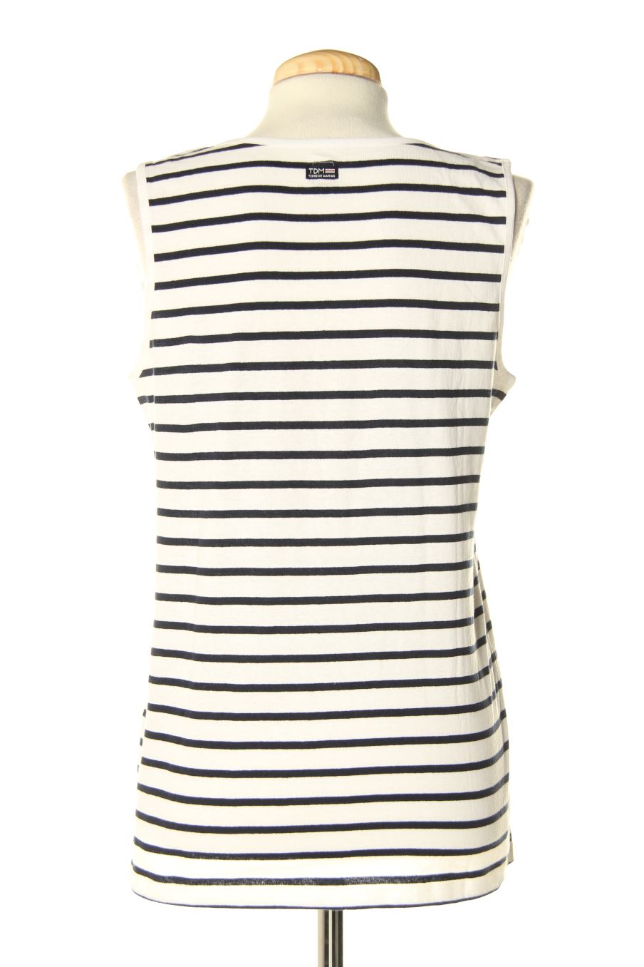 Camiseta sin mangas de Terre de Marins de la talla 40, de color rayas
