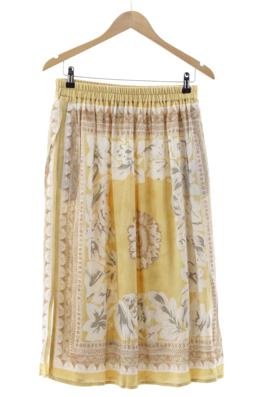 Falda de El Corte Ingles de la talla 48 de color estampado