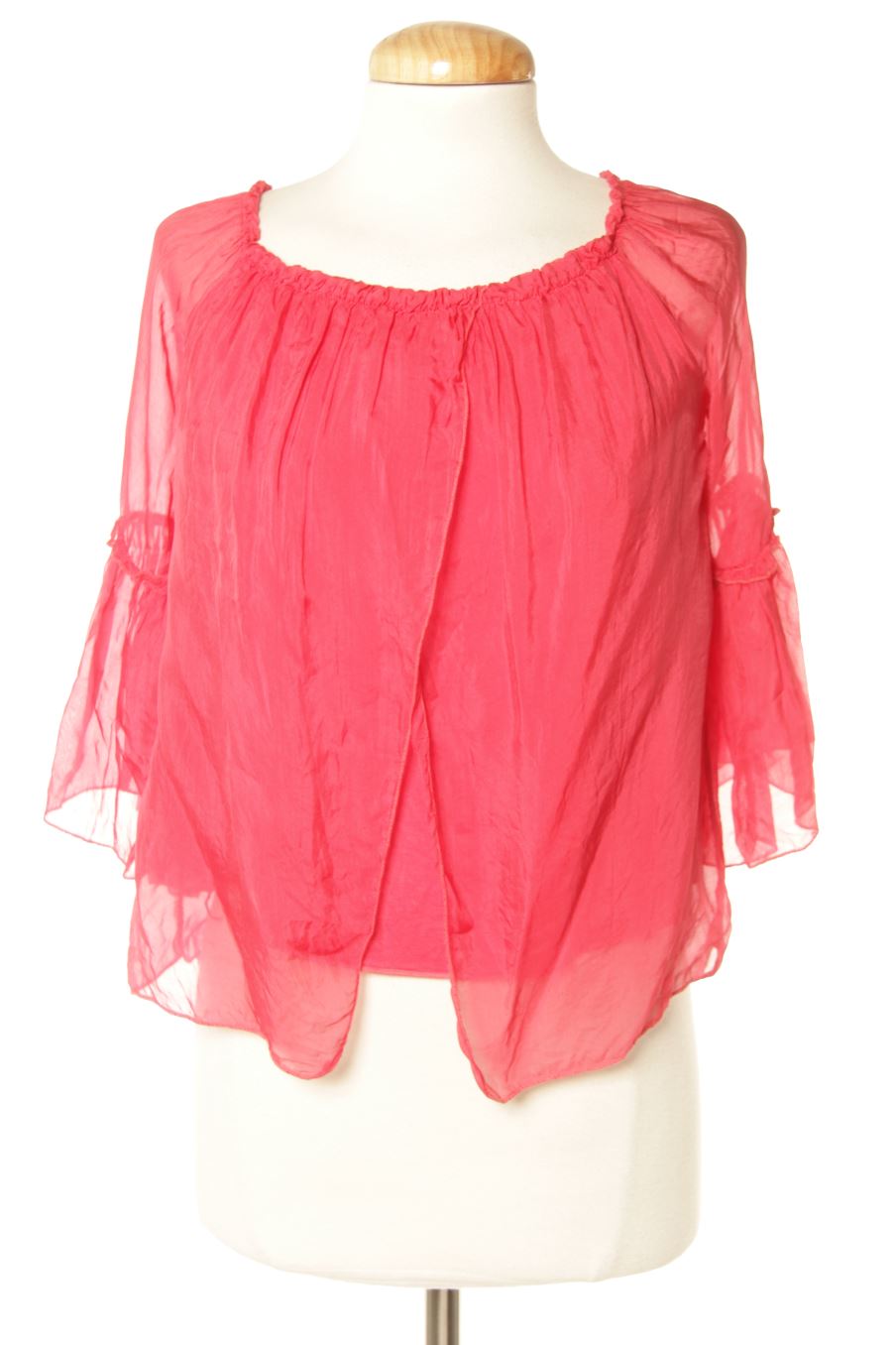 Langärmelige Bluse von Promod Größe S, Farbe Rosa, für
