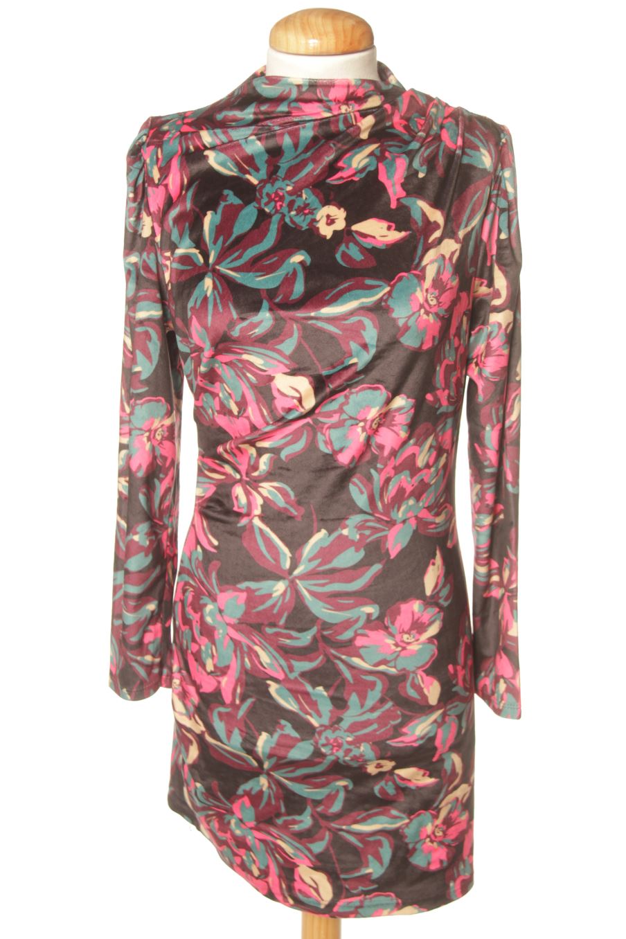 Robe casual Made in italy de la taille M, de couleur fleurs de velours