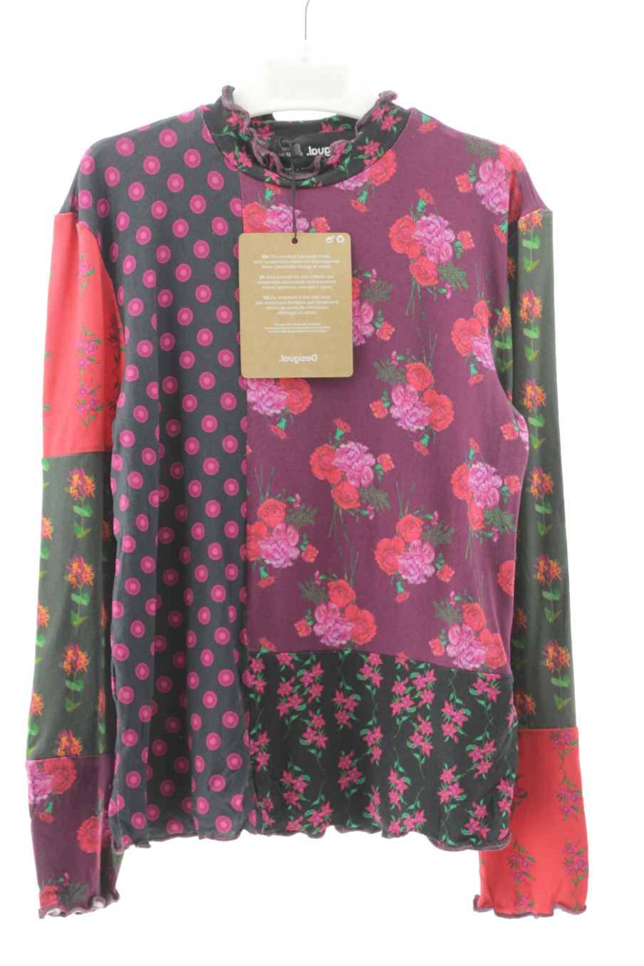 Camiseta de manga larga de Desigual de la talla 7 años con etiqueta