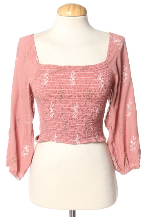 Blusa a maniche lunghe