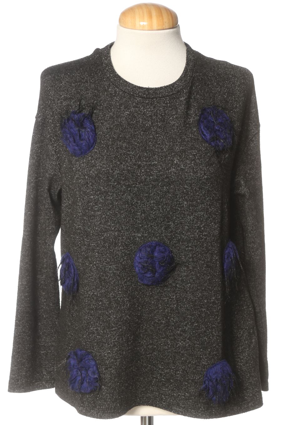 Maglione de Zara de la talla S, de color nero