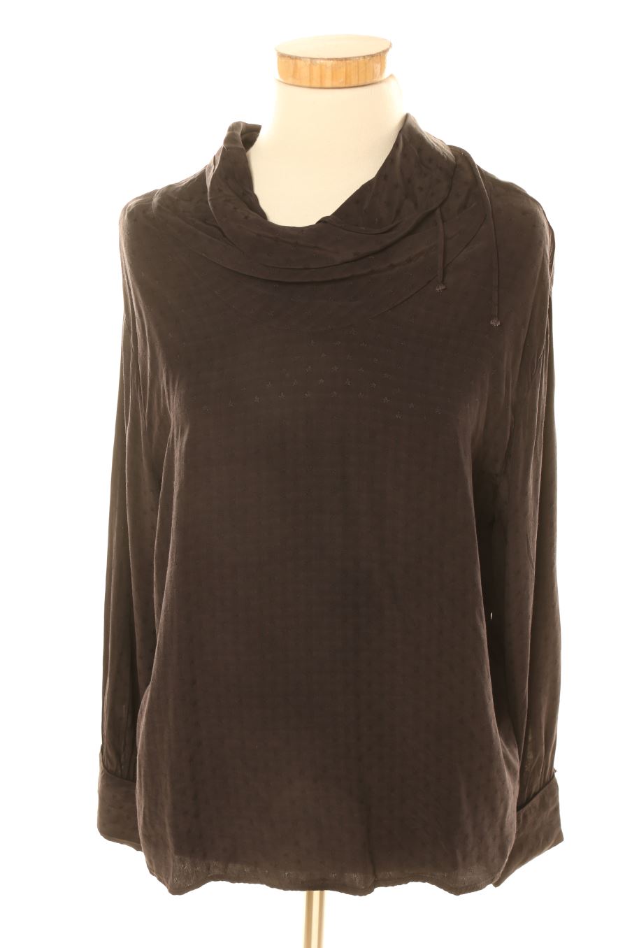 Blouse à manches longues Zara de la taille XS, de couleur noir