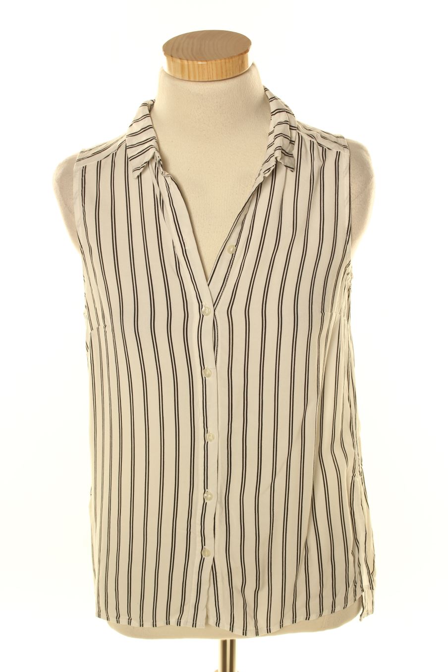 Camisa sin mangas de H&M de la talla 34, de color rayas