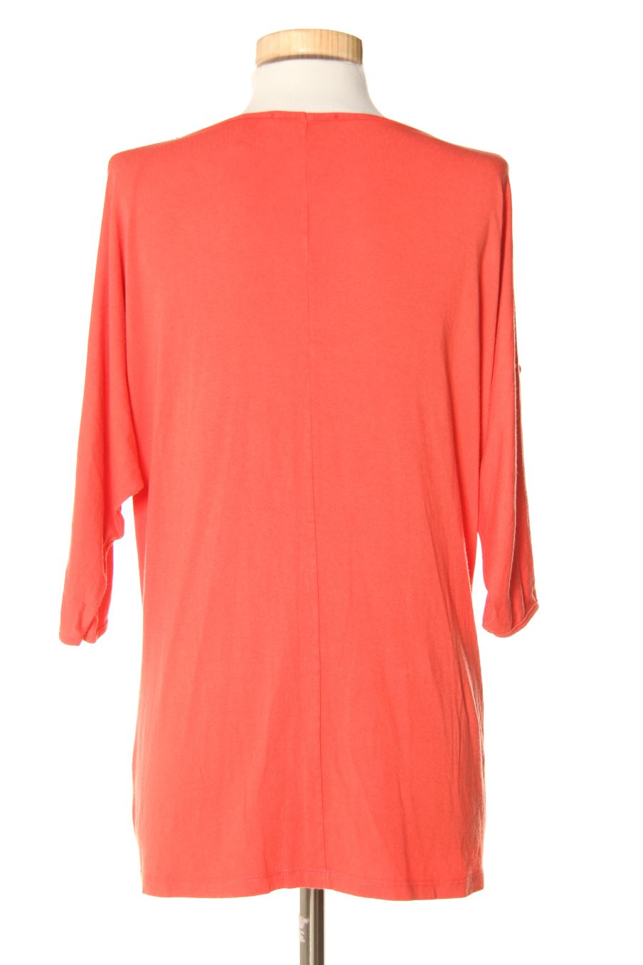 T-shirt à manches longues Punt roma de la taille M, de couleur corail